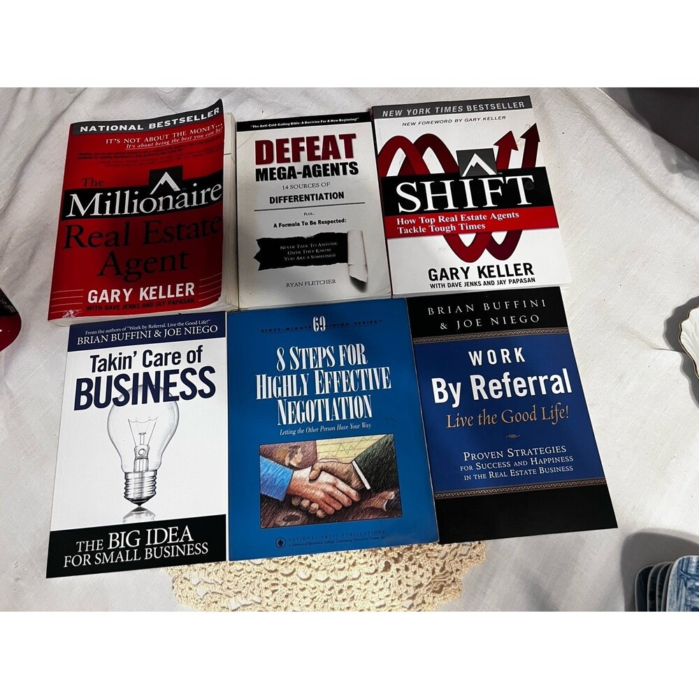 Lot of 6 Real Estate Books